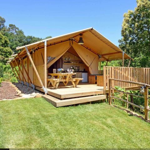 Glamping tent 6 persons - Lodge du Lac 4 FEUILLES