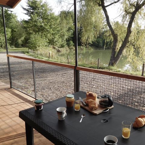 Chalet 4 personnes - Chalet du Lac 4 FEUILLES - 2 chambres - FACE PLAN D'EAU