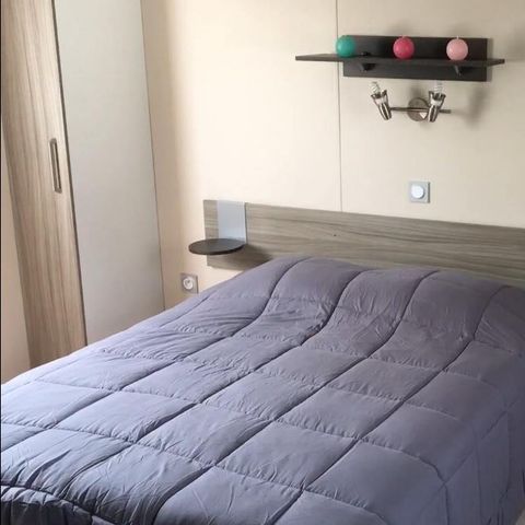 Stacaravan 4 personen - Cottage 2 FEUILLES - 2 slaapkamers - Uitgerust voor personen met beperkte mobiliteit