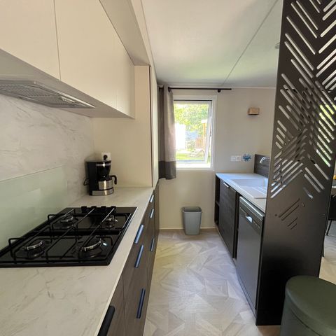 Mobilhome 6 personnes - Cottage Nature Exclusif 3 chambres 6 pers avec SPA