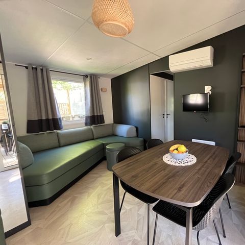 Mobilhome 6 personnes - Cottage Nature Exclusif 3 chambres 6 pers avec SPA