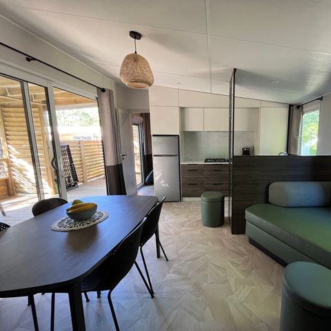 Mobilhome 6 personnes - Cottage Nature Exclusif 3 chambres 6 pers avec SPA
