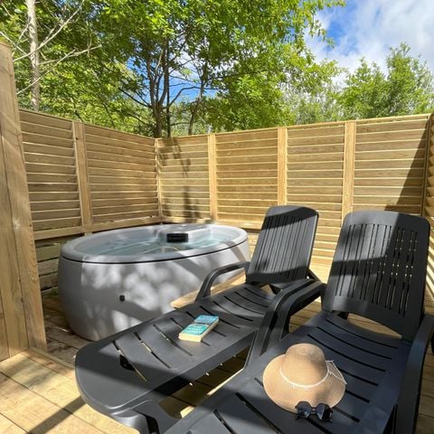 MOBILHOME 4 personas - Cottage Nature PREMIUM++ 2 habitaciones con SPA 4 pers