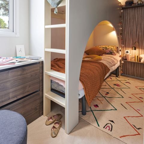 MOBILHOME 8 personnes - Cottage Nature Family Exclusif 3+1 chambres avec Piscine privative