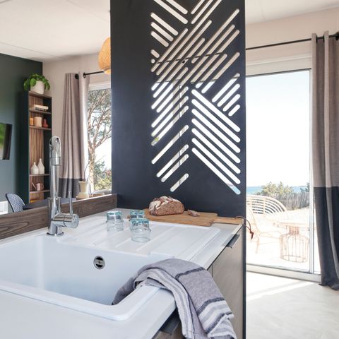 Mobilheim 6 Personen - Cottage Nature EXCLUSIV 3 Zimmer mit SPA