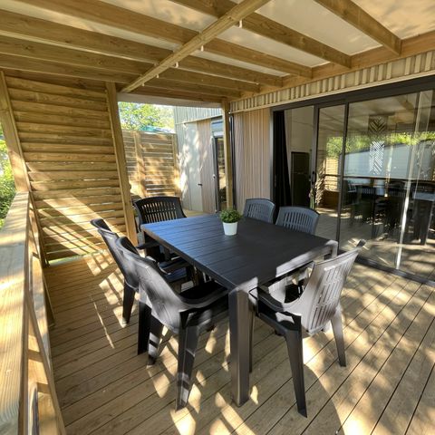 CASA MOBILE 6 persone - ESCLUSIVO Cottage naturale con 3 camere da letto e SPA