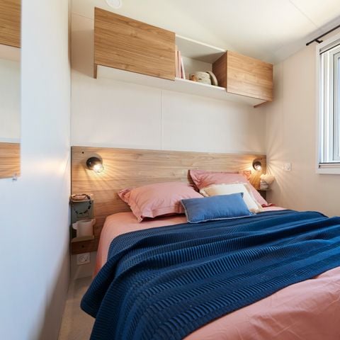 BUNGALOW 4 personnes - Cottage PREMIUM 2 chambres PECHEUR - Vue plan d'eau