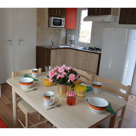 MOBILHOME 6 personas - Cabaña 2 hojas 3 dormitorios
