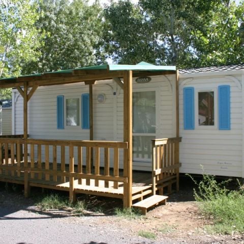 BUNGALOW 6 personnes - Mobil Home Aqua 2 Chambres 4 Adultes et 2 Enfants Terrasse semi-couverte Clim TV