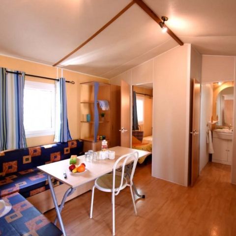 BUNGALOW 8 personnes - Mobil Home Aqua 3 chambres 6 adultes et 2 enfants Terrasse Semi-couverte Clim TV