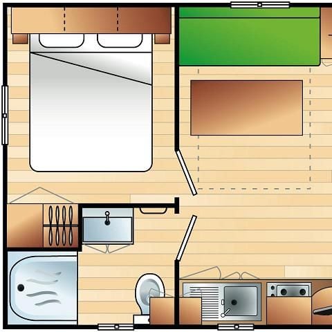 BUNGALOW 2 personnes