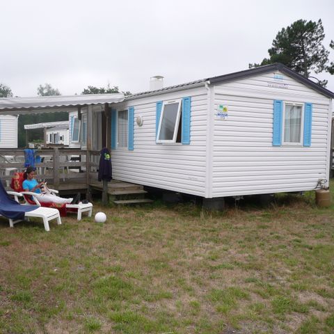Stacaravan 7 personen - 2 slaapkamers