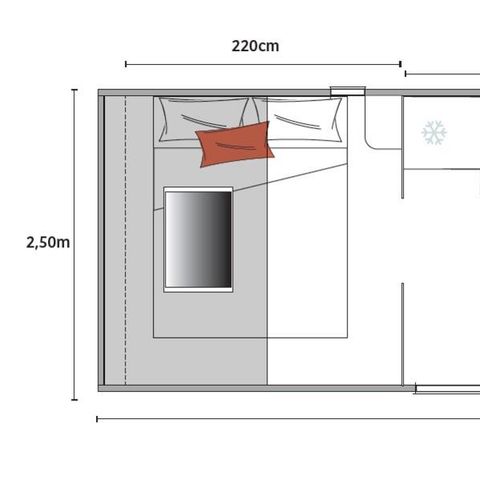 Tenda 4 persone - COCO SWEET senza servizi igienici