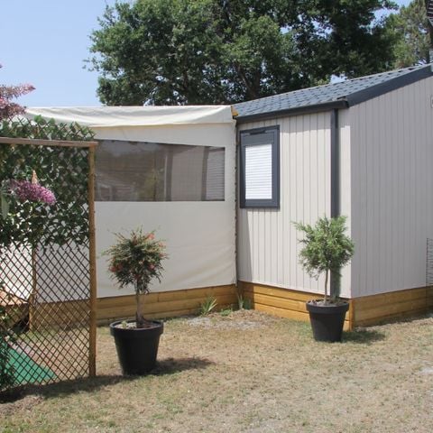MOBILHOME 8 personnes - Privilège 40m² - 3 chambres - Clim - 2 TV - LV - Four
