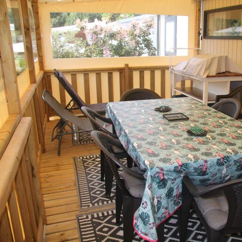 MOBILHOME 8 personas - Privilège 40m² - 3 habitaciones - Aire acondicionado - 2 TV - LV - Horno