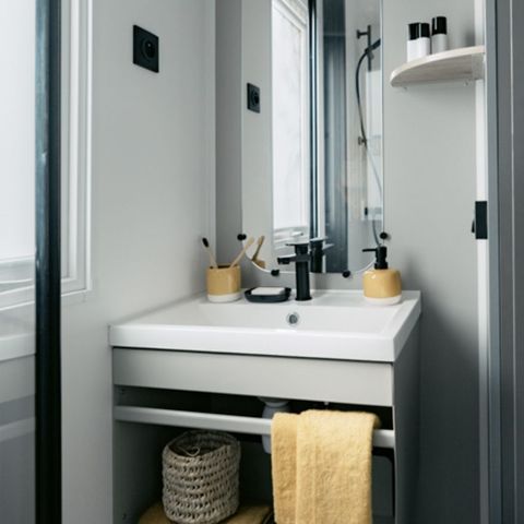 Mobilheim 6 personen - Privilège 28m² - 3 Schlafzimmer - Clim + TV + Geschirrspülmaschine