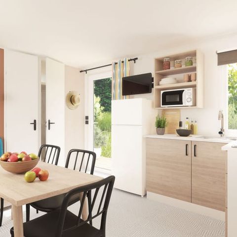 CASA MOBILE 6 persone - Privilège 28m² - 3 camere - Aria condizionata + TV + Lavastoviglie