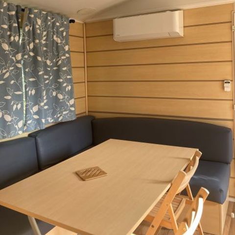 Stacaravan 6 personen - MRI Poplar met airconditioning ( Aankomst op zaterdag )