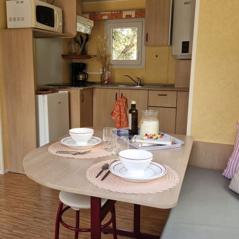Mobile home 4 persons - Laurier - air-conditioned - 2 bedrooms