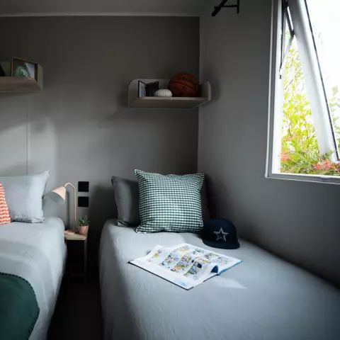 Stacaravan 6 personen - GRAND CONFORT 4 Kamers 6 Personen Airconditioning
