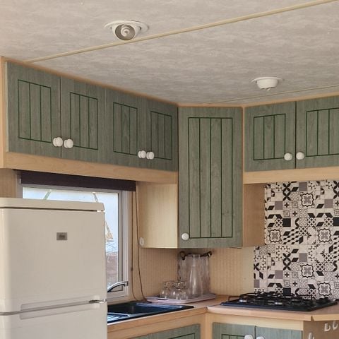 Mobilheim 4 Personen - COTTAGE RETRO 2 Schlafzimmer - Klimatisiert