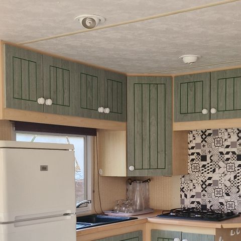 Stacaravan 4 personen - COTTAGE RETRO 2 Slaapkamers - Air-conditioning