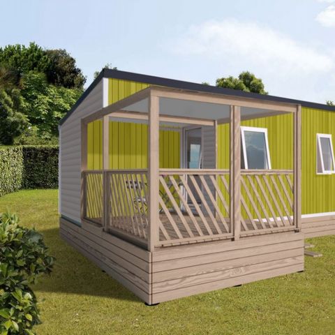 MOBILE HOME 6 people - Comfort cottage - Integrated covered terrace