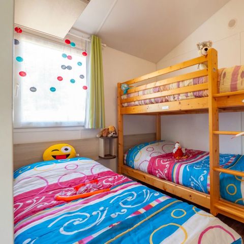 Mobile home 5 persons - Large Cottage Confort - Semi-covered terrace