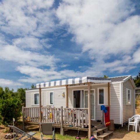 Mobile home 5 persons - Large Cottage Confort - Semi-covered terrace