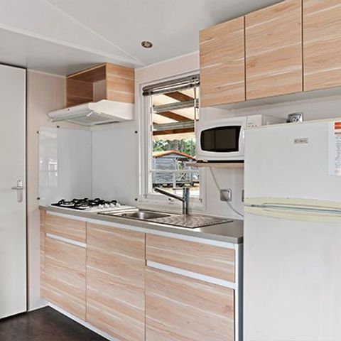 Stacaravan 6 personen - Comfort | 3 Slaapkamers | 6 Pers. | Klein Terras