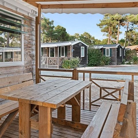 Stacaravan 6 personen - Comfort | 3 slaapkamers | 6 pers. | Enig terras