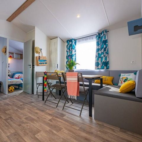 Stacaravan 6 personen - Stacaravan | Comfort | 3 Slaapkamers | 6 Pers. | Verhoogd terras