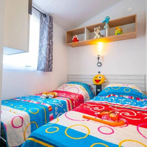 Stacaravan 8 personen - Mobile-home | Comfort | 4 slaapkamers | 8 pers. | Verhoogd terras | 2 badkamers
