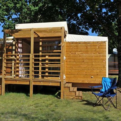 CHALET 4 personen - Cabane Nature Standard 16m² / 2 kamers - terras (zonder eigen badkamer)