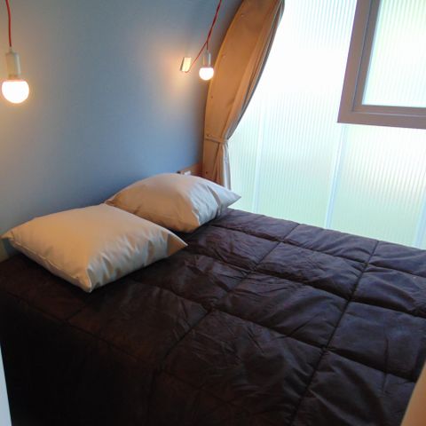 Tente en toile et en bois 4 personnes - Coco Sweet 16m² / 2 chambres - terrasse (sans sanitaires privatifs)