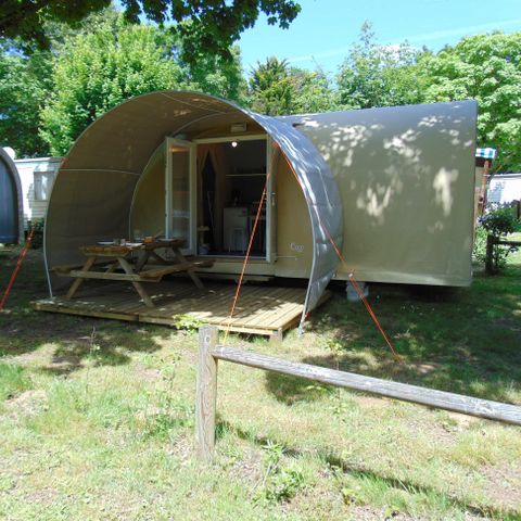 Canvas and wooden tent 4 persons - Coco Sweet 16m² / 2 bedrooms - terrace (no en-suite facilities)