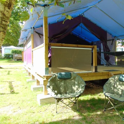 Tenda in tela e legno 5 persone - Freeflower Standard 37m² / - 2 camere - Da letto - Terrazza - Senza bagno