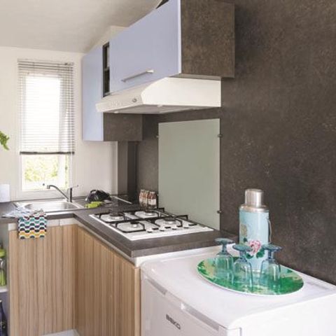 Stacaravan 2 personen - Standaard 16 m² / - 1 slaapkamer - Terras