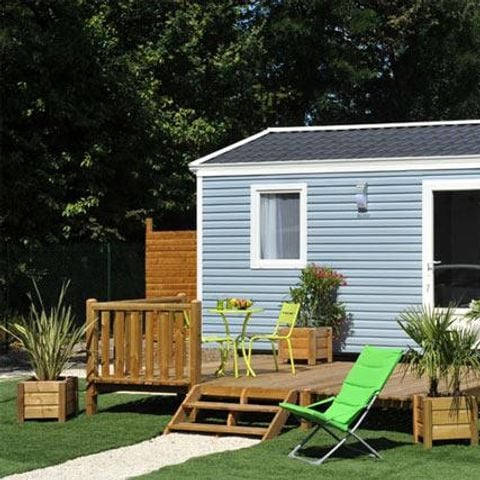 MOBILHOME 2 personnes - Standard 16 m² / 1 chambre - terrasse
