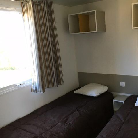 Stacaravan 4 personen - Comfort 24 m² / - 2 slaapkamers - Terras