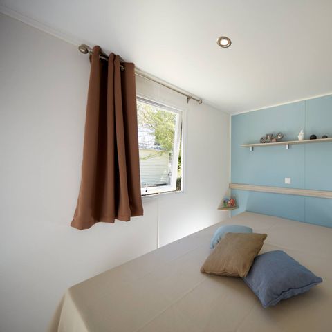 Mobilhome 5 personas - Confort 27m² / - 2 habitaciones - Terraza semi-cubierta