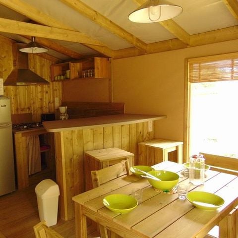 Alojamiento 4 personas - Sweet Flower Confort+ sobre pilotes - 43 m² / - 2 dormitorios - Terraza