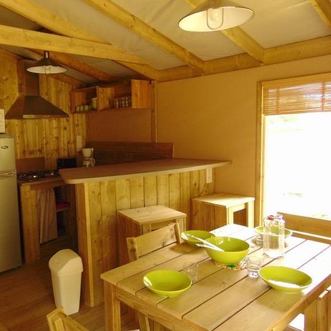 Einzigartig 4 personen - Sweet Flower Premium auf Stelzen 43m² / 2 Zimmer - Terrasse