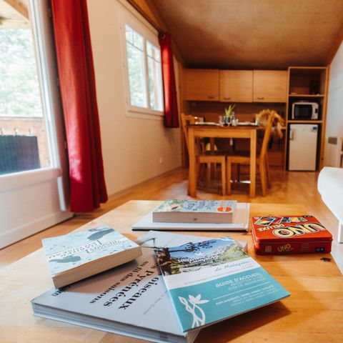 Chalet 4 personen - CHALET BOIS 4/6 für Personen mit eingeschränkter Mobilität - 35m2