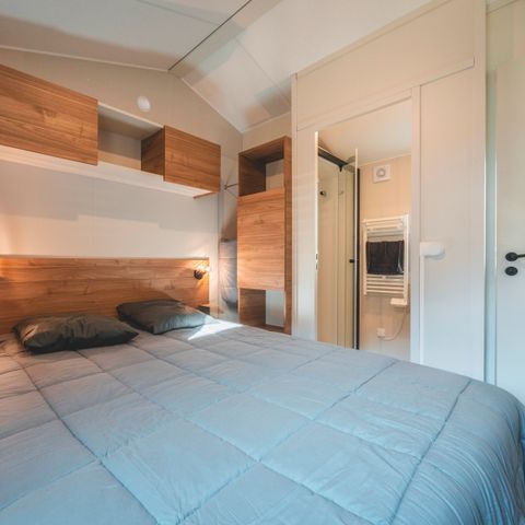 Stacaravan 6 personen - PREMIUM KLIMAAT 4/6 Pers 33m² (33m²)