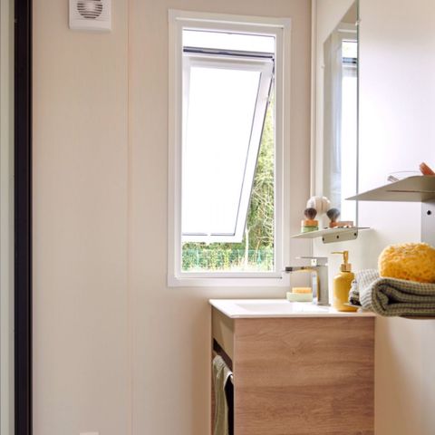 Stacaravan 6 personen - PREMIUM KLIMAAT 4/6 Pers 33m² (33m²)