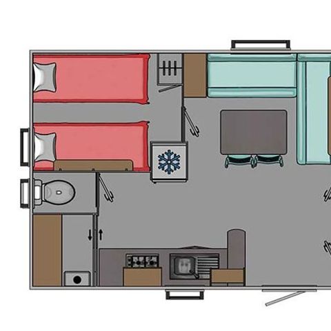 Mobile home 5 persons - Trigano 27