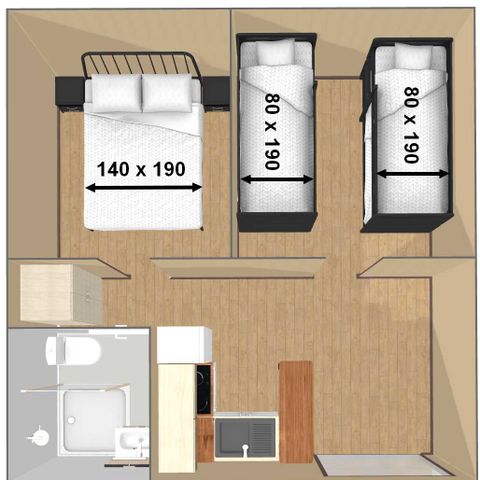 Tent 5 persons - Pagan