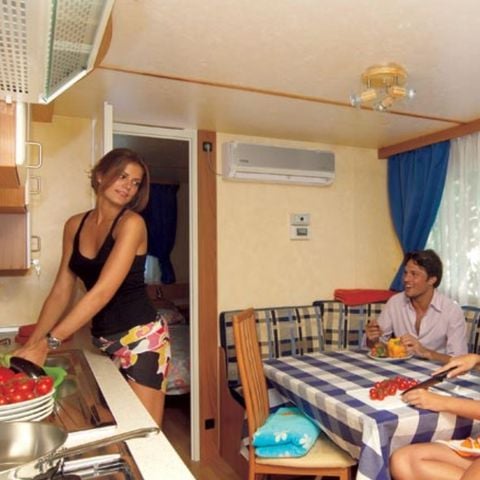 Stacaravan 6 personen - Deluxe