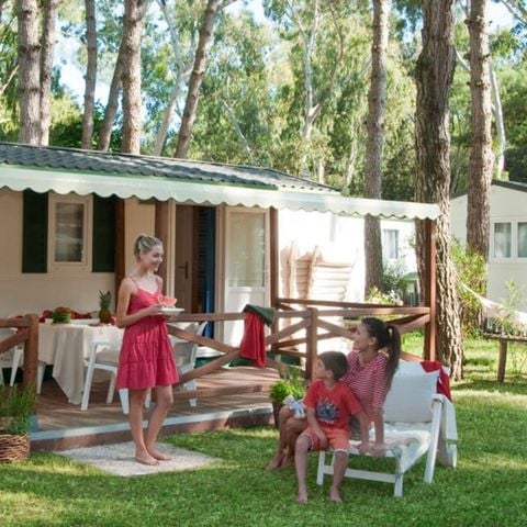 Stacaravan 6 personen - Deluxe